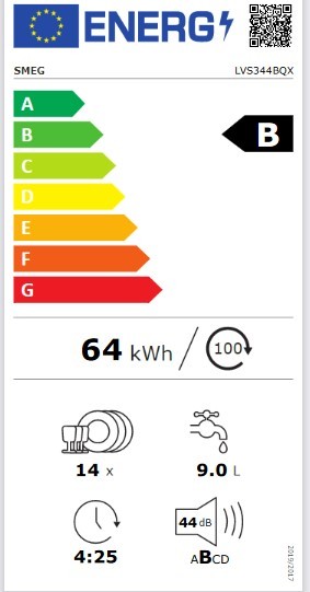Etiqueta de Eficiencia Energética - LVS344BQX