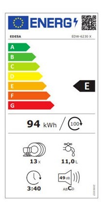 Etiqueta de Eficiencia Energética - 926270300