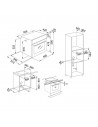 Horno Multifunción - Mepamsa Cubik Hydro 86 XS, 71 Litros, Inox