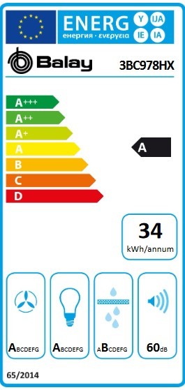 Etiqueta de Eficiencia Energética - 3BC978HX
