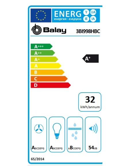 Campana Isla - Balay 3BI998HBC, Acero...