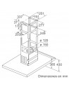 Campana Isla - Balay 3BI998HGC, Acero Inoxidable, T-Invertida