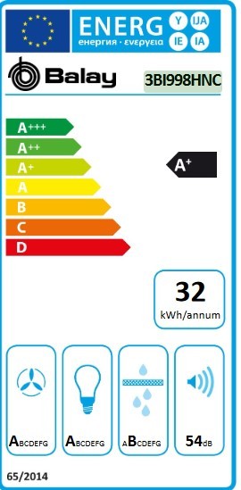 Etiqueta de Eficiencia Energética - 3BI998HNC