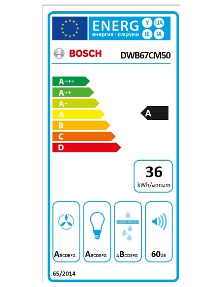 Campana Decorativa - Bosch DWB67CM50,...
