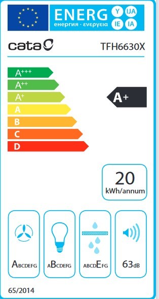 Etiqueta de Eficiencia Energética - 2010302
