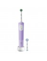 Cepillo de Dientes Eléctrico - Oral-B Vitality Pro, 3 modos de limpieza, Morado