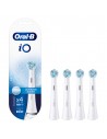 Cabezal de Cepillo de Dientes Eléctrico - Oral-B  iO CW-4 Ultimate Clean, 4 Unidades,  Blanco