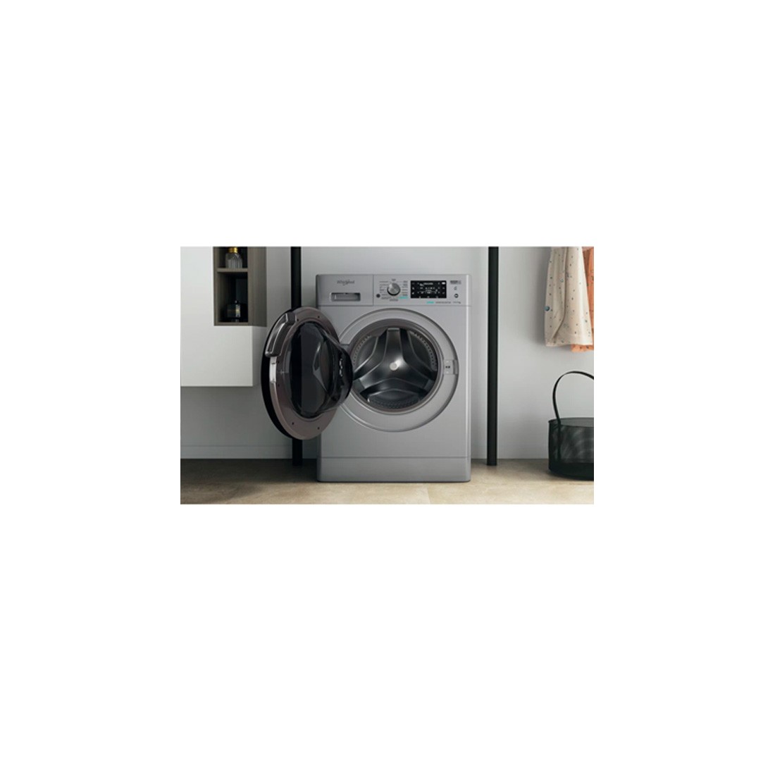 Secadora Libre Instalación - Whirlpool FFWDD 1174269, 11/7Kg, Plata