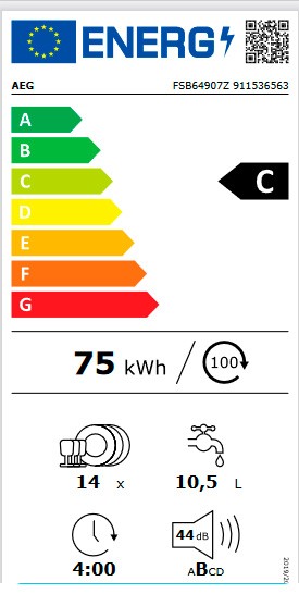 Etiqueta de Eficiencia Energética - 911536563