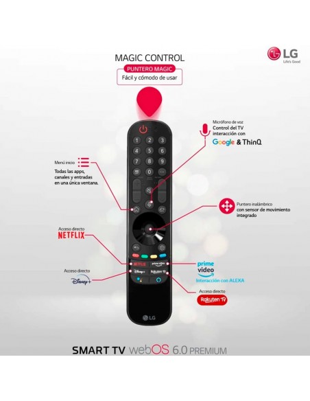 TV LED - LG 75UP77109LC, Smart TV, 4K...