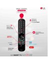 TV OLED - LG OLED83G26LA, 83 pulgadas, EVO Gallery, 4K a9 Gen 5 IA, Magic Remote