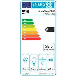 Etiqueta de Eficiencia Energética - BHCA66641BBHS