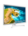 Monitor TV - LG 28TQ515S-WZ, 28 pulgadas, HD Ready, 1 X USB 2.0, Blanco