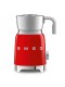 Espumador Leche - Smeg MFF11RDEU, Rojo, 500 W