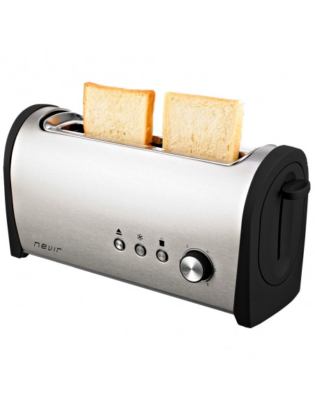 Tostador - Nevir NVR-9830T, Inox, Largo