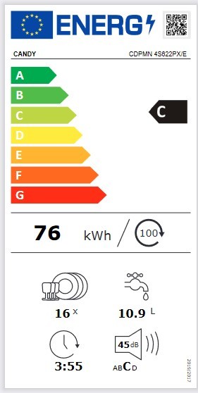 Etiqueta de Eficiencia Energética - 32002152