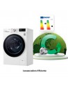 Lavadora secadora Libre Instalación - LG F2DV5S85S2W, 8,5/5Kg, 1200 RPM, Wi-FI, Fondo de 47,5 cm, blanco