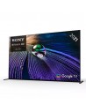 TV OLED -  Sony XR65A90JAEP, 65 pulgadas, 4K, HDR, Acoustic Surface, Android, Negro