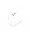 Campana Decorativa - Aspes ACT2601X, 60cm, 64 dB, 650 m3/h, Inox