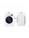 Secadora Condensación - LG RC90V9AV3Q, Bomba de Calor, 9 Kg, Blanco