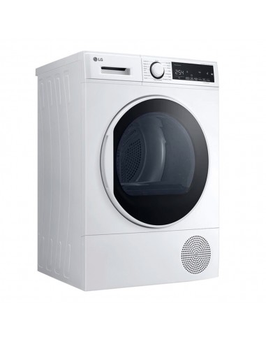 Fondos Cerdito Microbio Secadora Condensación - LG RH80T2AP6RM, Bomba de Calor, 8 Kg, Blanco