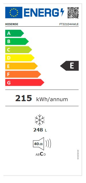 Etiqueta de Eficiencia Energética - FT321D4AWLE