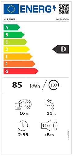 Etiqueta de Eficiencia Energética - HV643D60