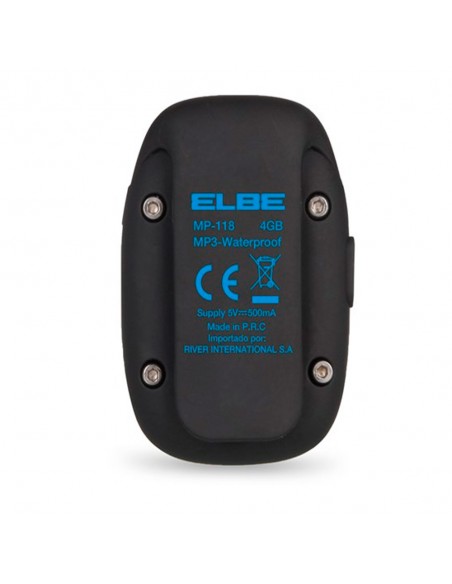 MP3 - Elbe MP-118, 4GB, Negro, IPX8