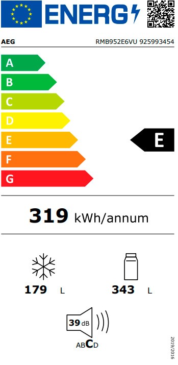 Etiqueta de Eficiencia Energética - 925993454