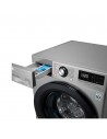 Lavadora Libre Instalación - LG F4WV309S6SA, 9 Kg y 1400 RPM, Vapor, Inox