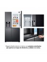 Frigorífico Americano - LG GSXV90MCDE, No Frost, 517 litros, 1.79 metros, Instaview Door-In-Door con Craft Ice, Negro