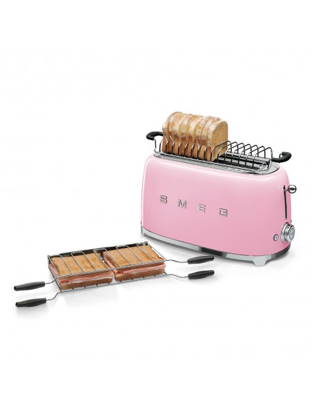 Tostador - Smeg TSF02PKEU Rosa