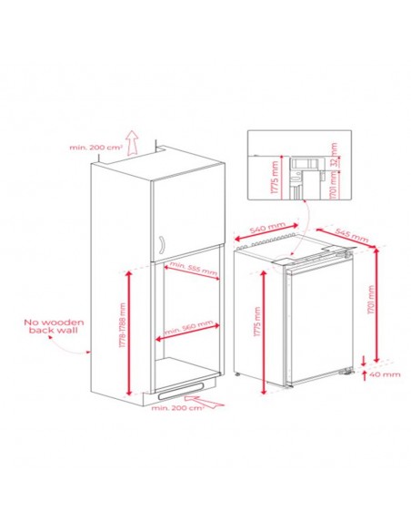 Congelador Integrable - Teka RSF...