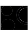 Placa Vitrocerámica - New Pol NWVT3Z, 3 Zonas de Cocción, Zona de 29 cm, Negro