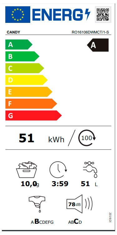Etiqueta de Eficiencia Energética - 31018824