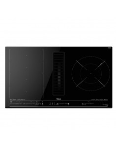 Placa Inducción con extracción - Cata AS750 2 Flex A, 4 Zonas, 77 cm, Flex,  Negro