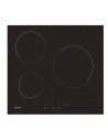 Placa Vitrocerámica - Candy CH63CC/4U2, 3 Zonas de Cocción, 60 cm, Negro