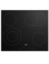 Placa Vitrocerámica - Beko HIC 64403 T, 4 Zonas de Cocción, Extensible, 60 cm, Negro