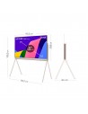 TV OLED - LG 42LX1Q6LA evo POSE, 42 pulgadas, 4K HDR, Procesador a9 Gen 5 con IA, HDR Dolby Vision y Dolby Atmos