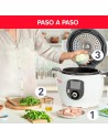 Robot Cocina - Moulinex CE851A Cookeo, 6 Modos Cocción, programable, 150 recetas programadas, 1600 W, Blanco