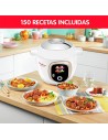 Robot Cocina - Moulinex CE851A Cookeo, 6 Modos Cocción, programable, 150 recetas programadas, 1600 W, Blanco