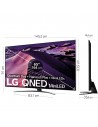 TV Mini LED - LG 65QNED876QB, 65 pulgadas, 4K a7 Gen 5 con IA, HDR Quantum Dot, Magic Remote