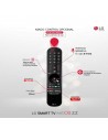TV Mini LED - LG 65QNED876QB, 65 pulgadas, 4K a7 Gen 5 con IA, HDR Quantum Dot, Magic Remote
