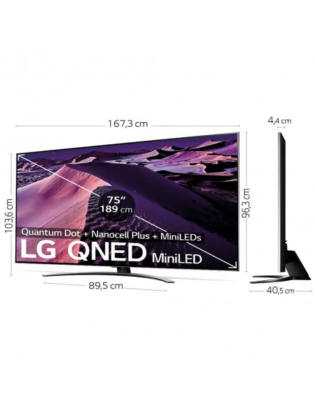 TV Mini LED - LG 75QNED876QB, 75...