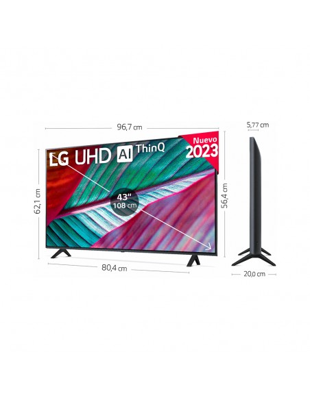 TV LED - LG 43UR78006LK, 43 pulgadas,...