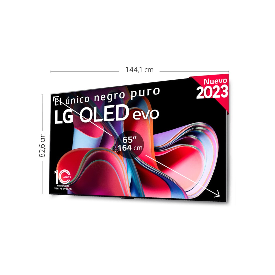 TV OLED - LG OLED65B36LA, 65 pulgadas, UHD 4K, Procesador α7 4K Gen6, Dolby  Vision / Dolby ATMOS, Negro