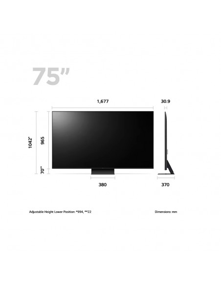 TV LED - LG 75UR91006LA, 75 pulgadas,...