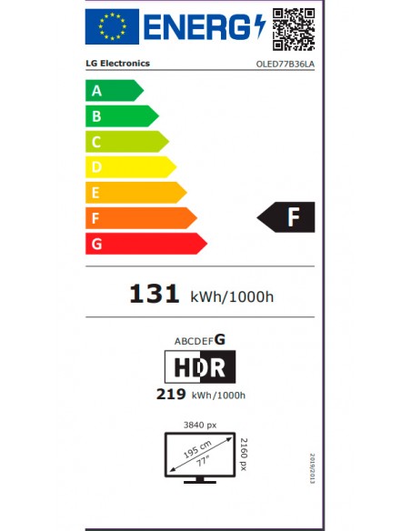 TV OLED - LG OLED77B36LA, 77...