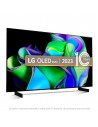 TV OLED - LG OLED42C34LA, 42 pulgadas, EVO 4K UHD, α9 IA 4K Gen6, Magic Remote