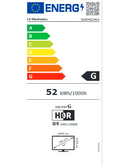 TV OLED - LG OLED42C34LA, 42...